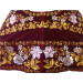 Slavic-style maroon priest vestment on velvet - Orthodox style embroidered vestment set