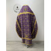 Slavic-style priest vestment for Lent - Orthodox vestment - Phelon on brocade