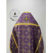 Slavic-style priest vestment for Lent - Orthodox vestment - Phelon on brocade