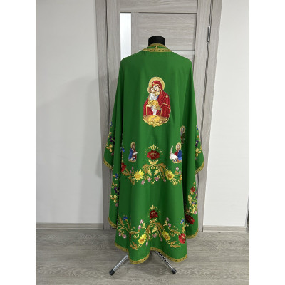 Embroidered Greek style vestment - Priest robe - Orthodox priest robe