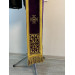 Embroidered orar on velvet - Greek-style orar - Slavic-style orar for deacon