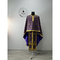 Vestment set for Lent - Liturgical priest's vestment set - Orthodox vestment set