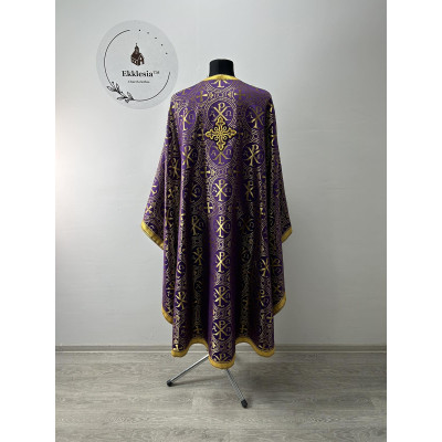 Vestment set for Lent - Liturgical priest's vestment set - Orthodox vestment set