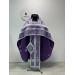 Slavic-style priest vestment - Orthodox Lent vestment - Phelon on violet brocade