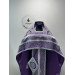 Slavic-style priest vestment - Orthodox Lent vestment - Phelon on violet brocade