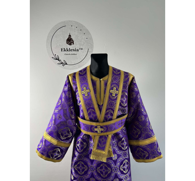 Subdeacon's sticharion - Orthodox stichar and orar - Altar server reader robe