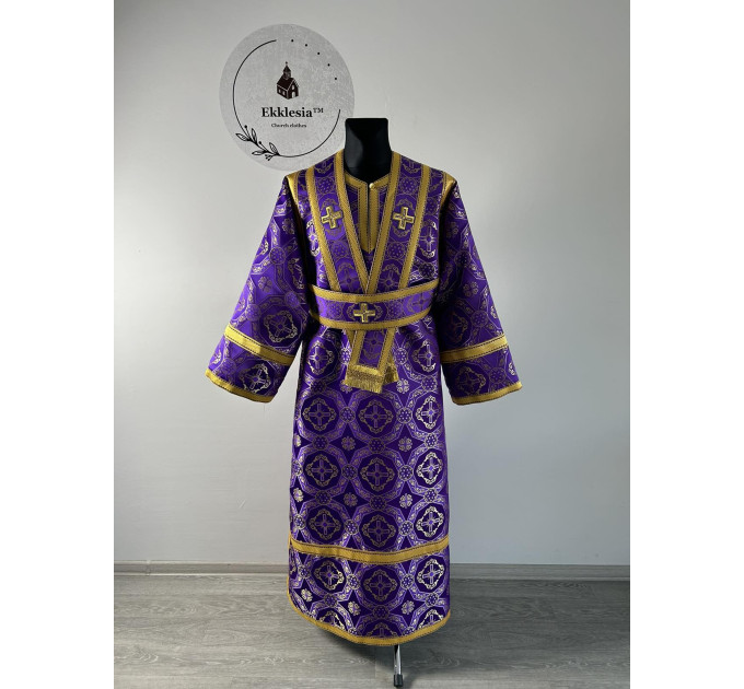 Subdeacon's sticharion - Orthodox stichar and orar - Altar server reader robe