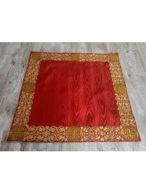 Embroidered Iliton church cover in Moire - Canonical altar iliton - Eliton