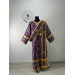 Burgundy deacon's liturgical Orthodox Vestment -Sticharion and orar