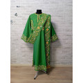 Green embroidered Deacon's vestments set - Deacon's alb - Orthodox Vestment