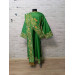 Green embroidered Deacon's vestments set - Deacon's alb - Orthodox Vestment