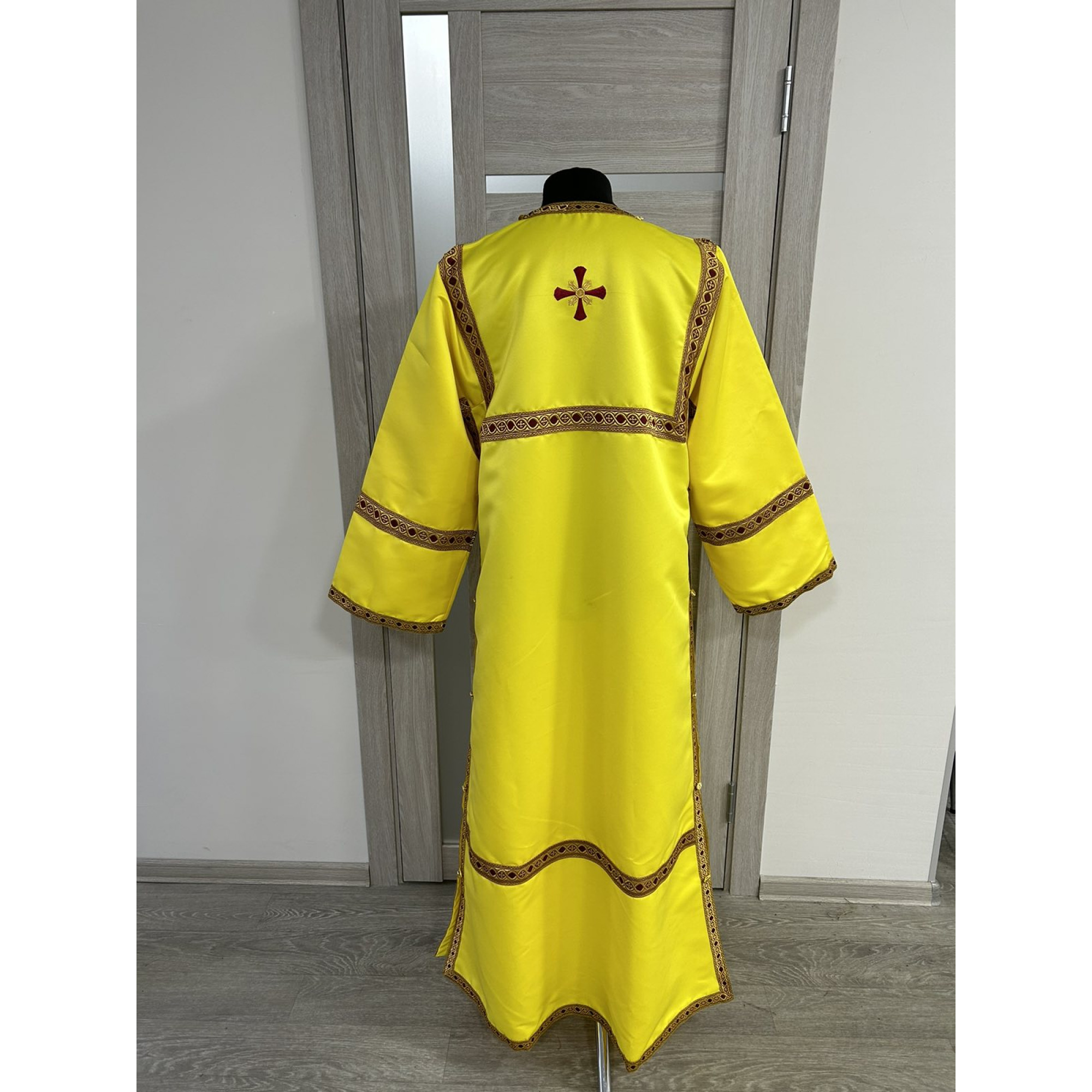 Cross Pic Robe Altar Server Reader Robe in gabardine - Stikharion - Embroidered cross ...