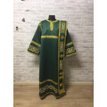 Embroidered silk deacon's vestment - Orthodox deacon's stichar and orar