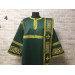 Embroidered silk deacon's vestment - Orthodox deacon's stichar and orar