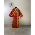 Orthodox vestment set - Sticharion and orar on church brocade fabric