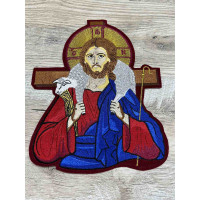 The good Shepherd icon application - Liturgical embroidered vestment appliques