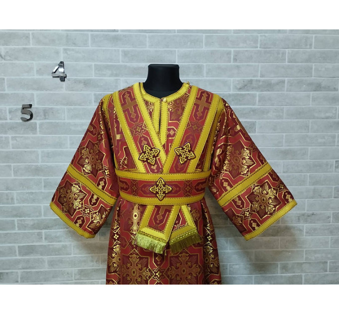 Stichar for subdeacon - Vestment in greek brocade - Orthodox liturgical clothes