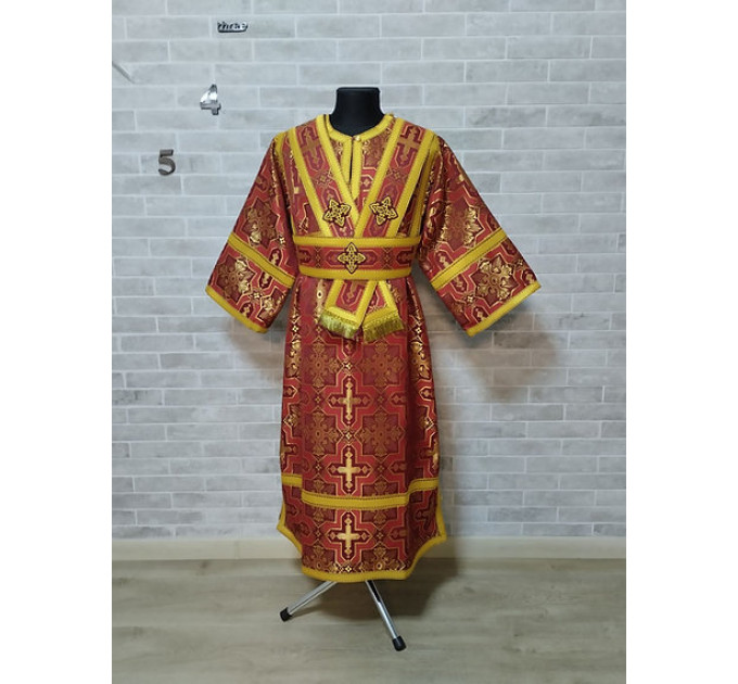 Stichar for subdeacon - Vestment in greek brocade - Orthodox liturgical clothes