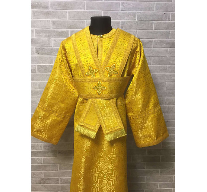 Stichar for subdeacon - Vestment in greek brocade - Orthodox liturgical clothes
