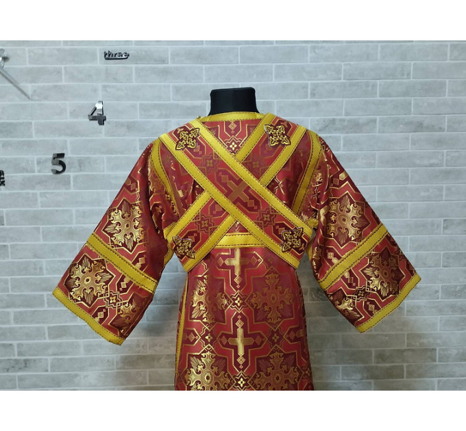 Stichar for subdeacon - Vestment in greek brocade - Orthodox liturgical clothes