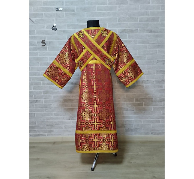Stichar for subdeacon - Vestment in greek brocade - Orthodox liturgical clothes
