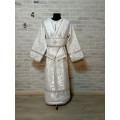 Subdeacon white vestment in greek brocade - Orthodox liturgical clothes