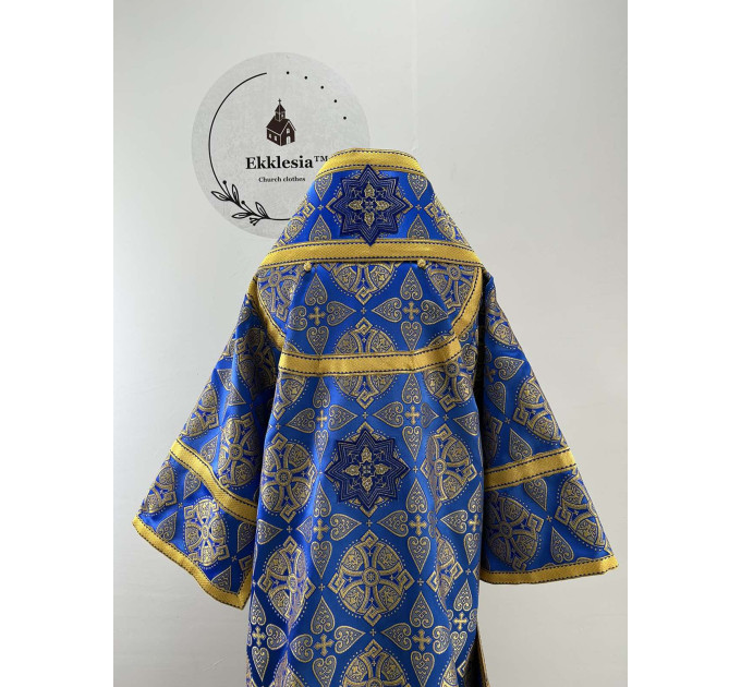 Bluer Bishop's Vestments - Vestment set for Bishop - Archbishop liturgical cloth