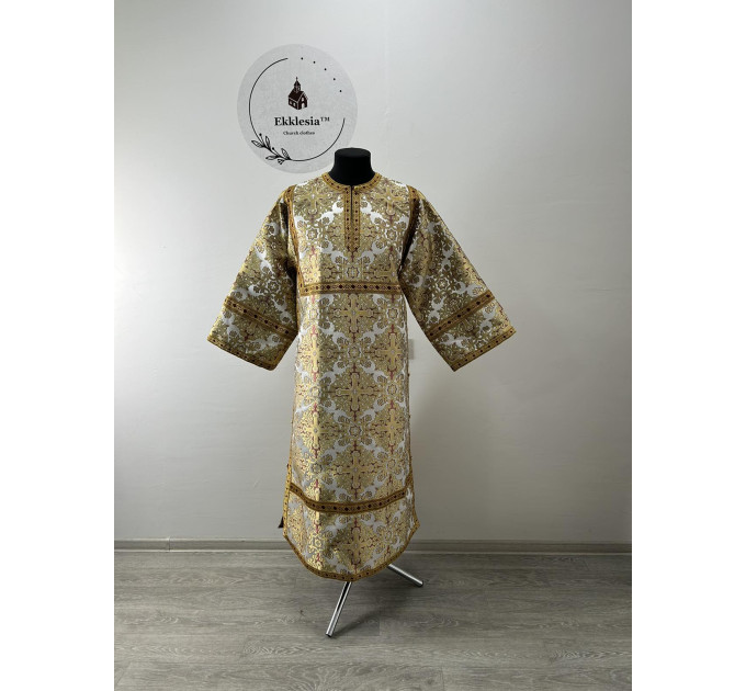 Orhtodox stikharion - Altar boy reader robe - Stichar in brocade for church use