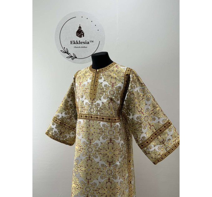 Orhtodox stikharion - Altar boy reader robe - Stichar in brocade for church use