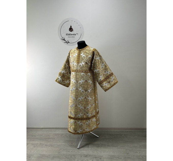 Orhtodox stikharion - Altar boy reader robe - Stichar in brocade for church use