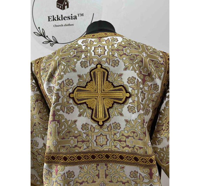 Orhtodox stikharion - Altar boy reader robe - Stichar in brocade for church use