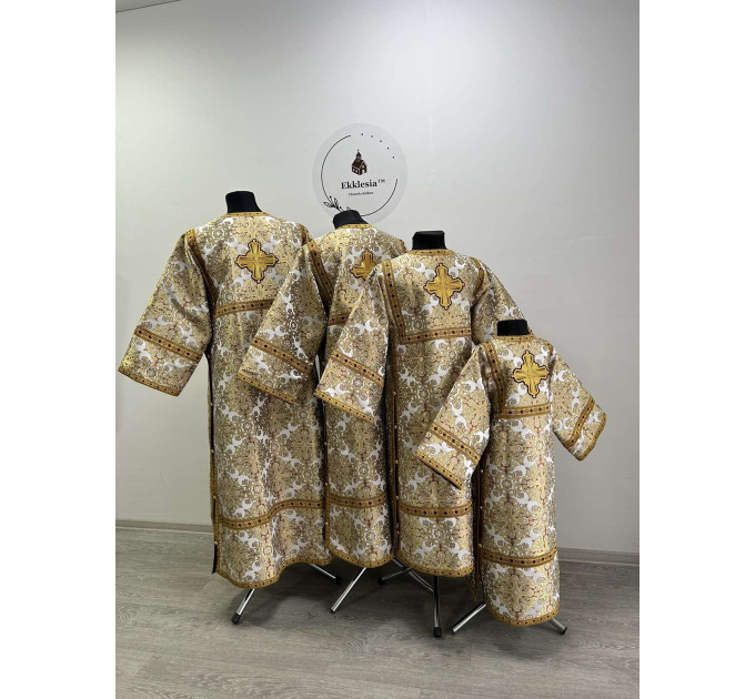Orhtodox stikharion - Altar boy reader robe - Stichar in brocade for church use