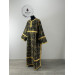 Black Orthodox sticharion for Lent - Church stikhar - Altar Server Reader Robe