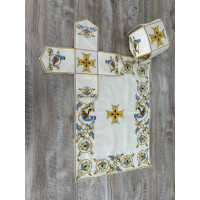 Embroidered Orthodox Chalice Covers - Aer and chalice veil set - Chalice Covers