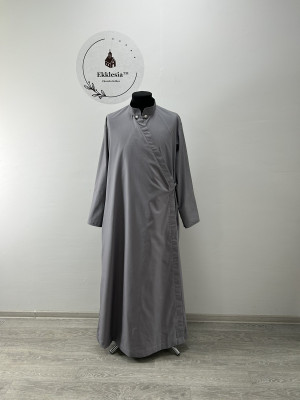 Orthodox cassock in gray summer cotton - Thin inner cassock - Classic cassock