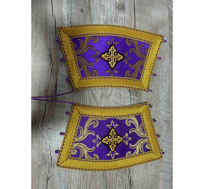 Pair of cuffs to match the vestment