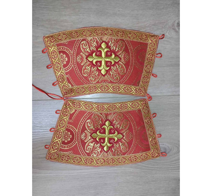 Pair of cuffs to match the vestment