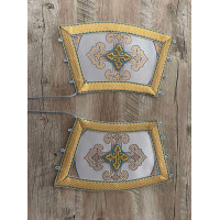 Pair of cuffs to match the vestment