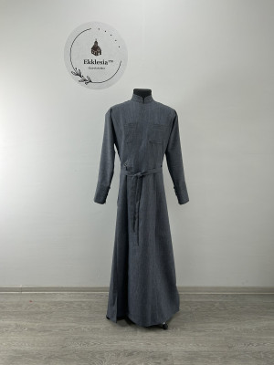 Cassock in Greek style - Inner cassock in linen gabardine - Summer cassockck