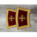 Embroidered orar on velvet - Double orar for deacon - Greek style orar