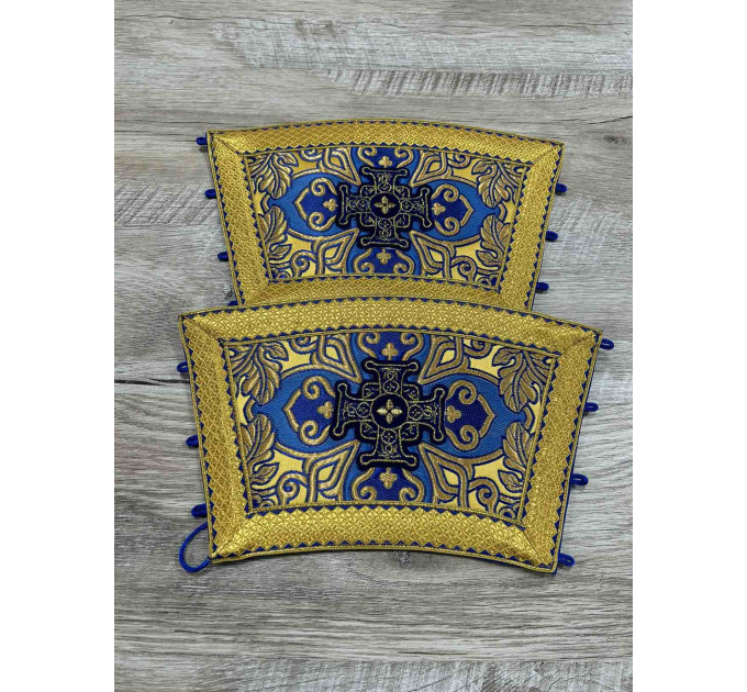 Greek style priest vestment- Gold phelon - Orthodox liturgical vestments set