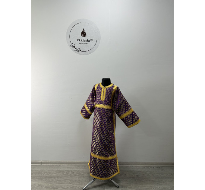 Lent sticharion child model (up to 150 cm height) - Orthodox Altar Server robe