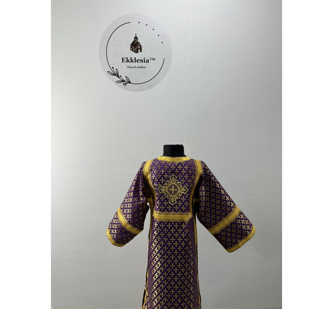 Lent sticharion child model (up to 150 cm height) - Orthodox Altar Server robe