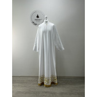 Podryznik embroidered - Classic priest stikhar - White robe under vestment