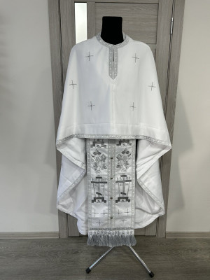 Calvary - Embroidered vestment set - Priest vestment in Greek style