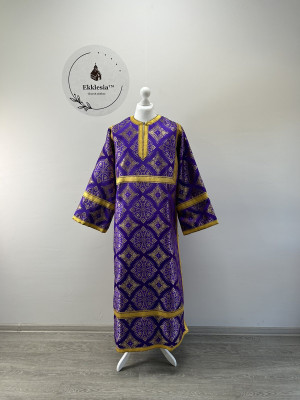 Stichar for Lent - Altar Server Reader Robe brocade - Liturgical sticharion