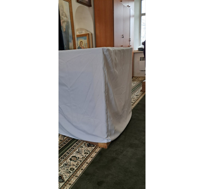 Altar cover - Altar cap - Church Altar white cover - Church table cover