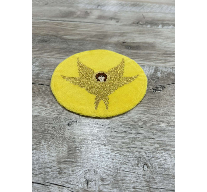 Circle church cover for chalice cup - Round church cover for communion cup Circle church cover for chalice cup - Round church cover for communion cup