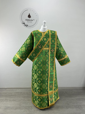 Vestment for protodeacon - Stichar and orar in brocade with angels