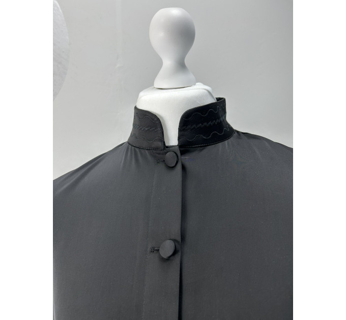 Bulgarian style Orthodox cassock made of Armani silk - Cassock with buttons